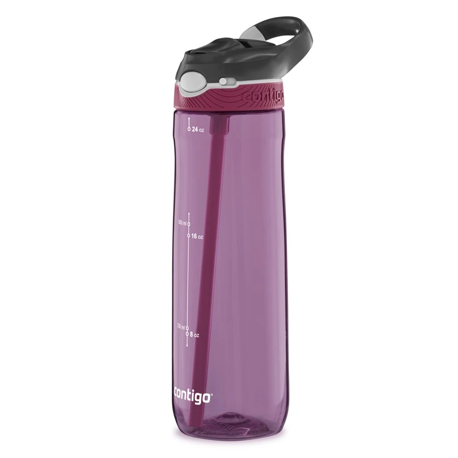 Contigo Ashland Tek El Bas İç Kilitli Su Matarası 720ml 2106518 Mor