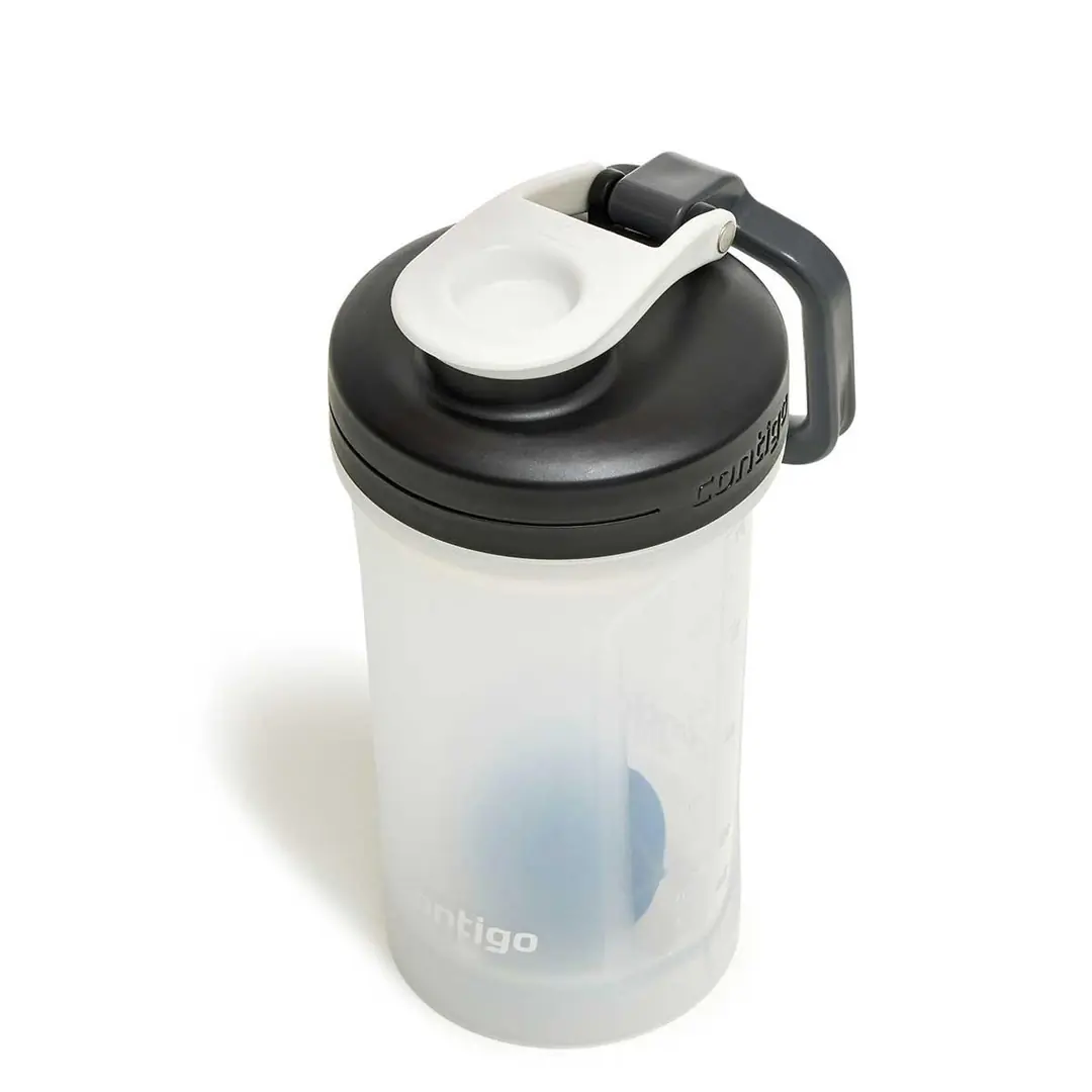 Contigo Shake & Go Şeffaf Sporcu Suluğu ve Shaker 590ml
