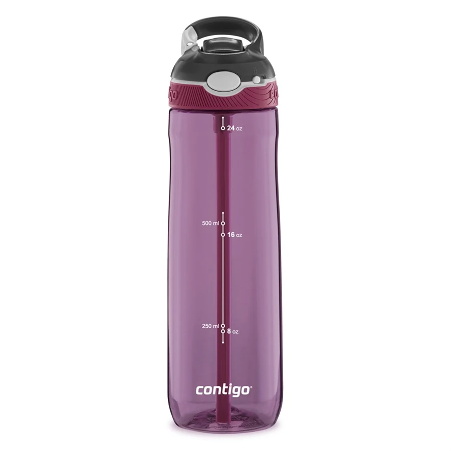 Contigo Ashland Tek El Bas İç Kilitli Su Matarası 720ml 2106518 Mor