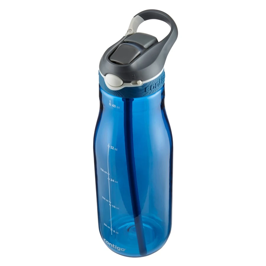 Contigo Ashland Tek El Bas İç Kilitli Su Matarası 1200ml 2094638 Mavi