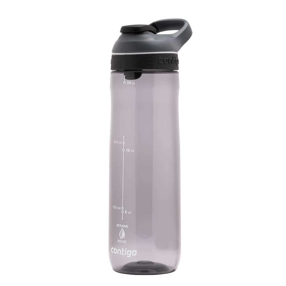 Contigo Cortland Tren Tek El Bas İç Kapaklı Su Matarası 720ml 2191388 Gri