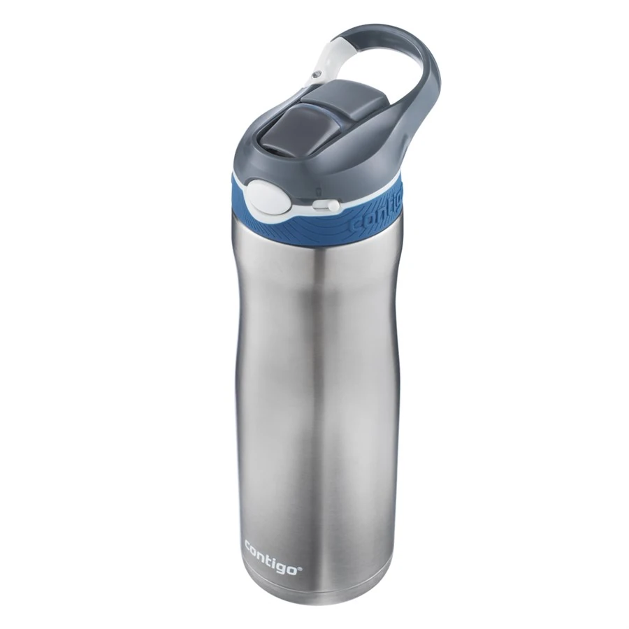 Contigo Ashland Chill Çelik Su Matarası Tek El Bas İç 720ml 2094941 Gri