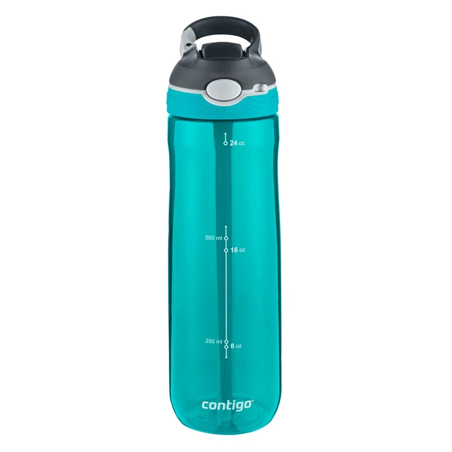 Contigo Ashland Tek El Bas İç Kilitli Su Matarası 720ml 2094866 Turkuaz