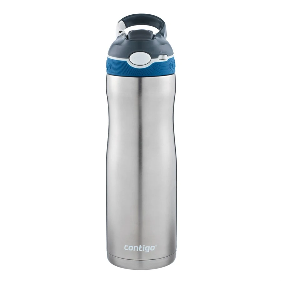 Contigo Ashland Chill Çelik Su Matarası Tek El Bas İç 720ml 2094941 Gri