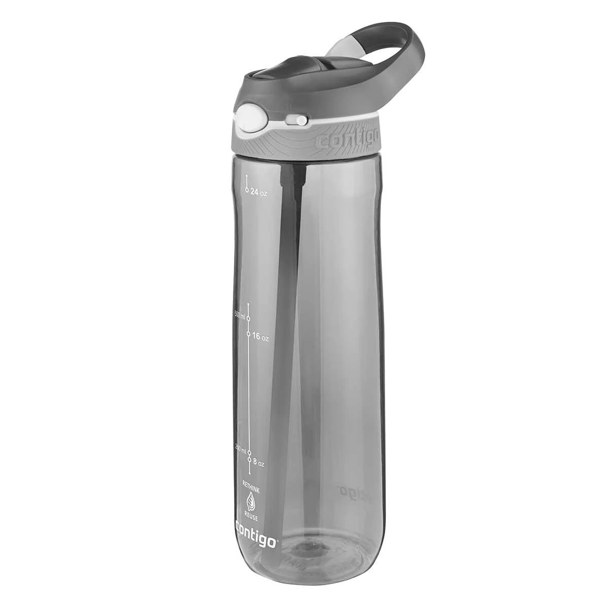 Contigo Ashland Tren Tek El Bas İç Kapaklı Su Matarası 720ml 2191378 Gri