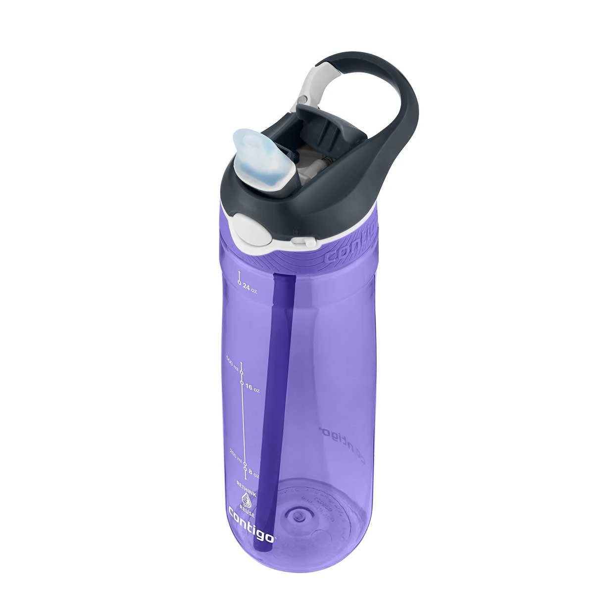 Contigo Ashland Tren Tek El Bas İç Kapaklı Su Matarası 720ml 2191383 Lila