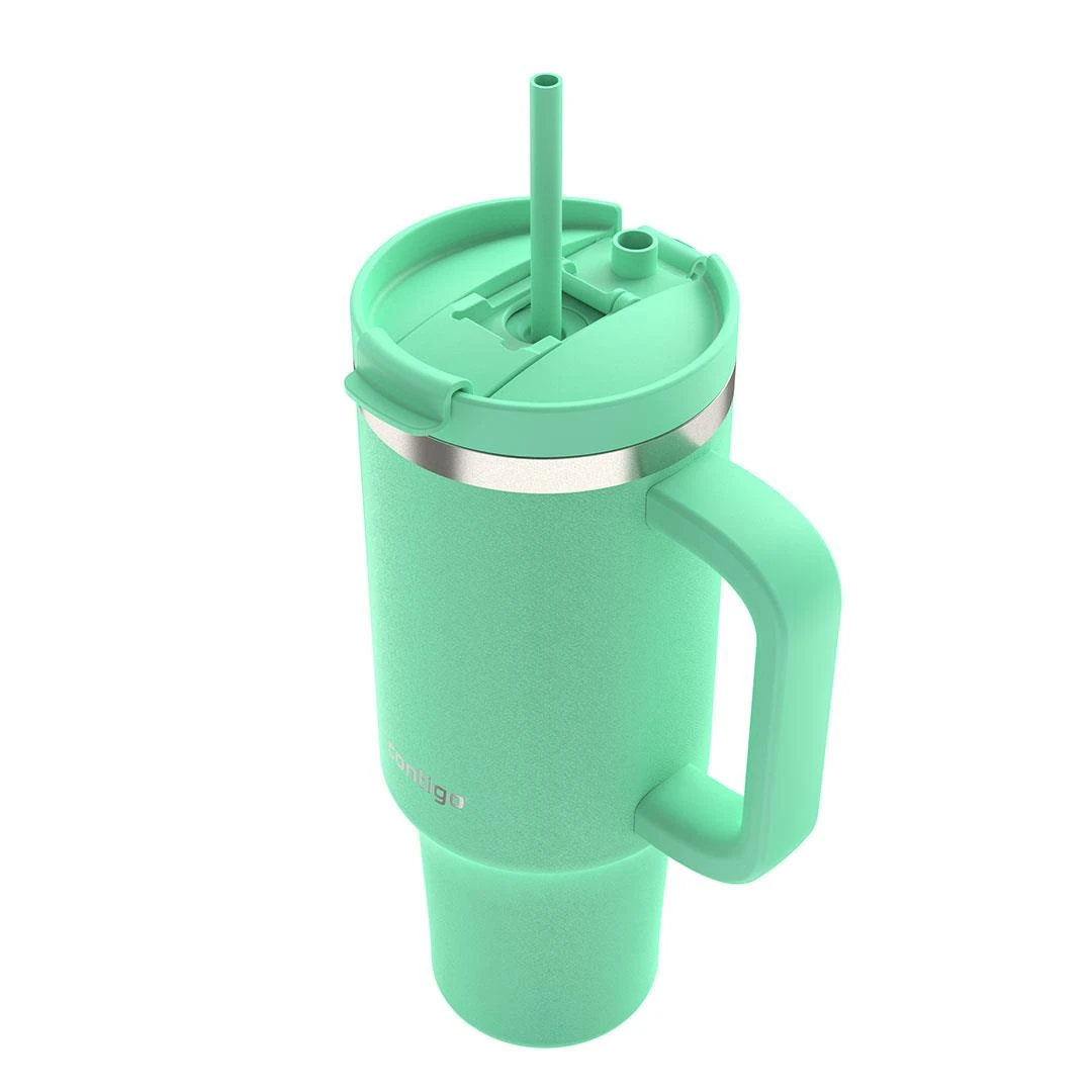 Contigo Streeterville Tumbler Pipetli Vakumlu Bardak 1200 ml 2217784 Açık Yeşil