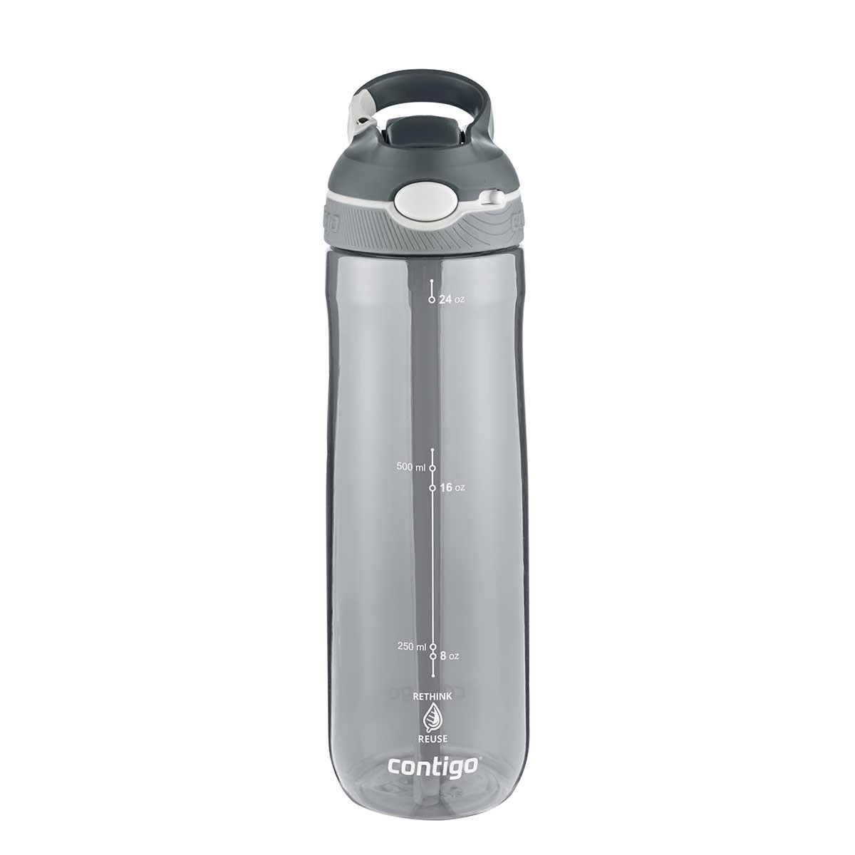 Contigo Ashland Tren Tek El Bas İç Kapaklı Su Matarası 720ml 2191378 Gri