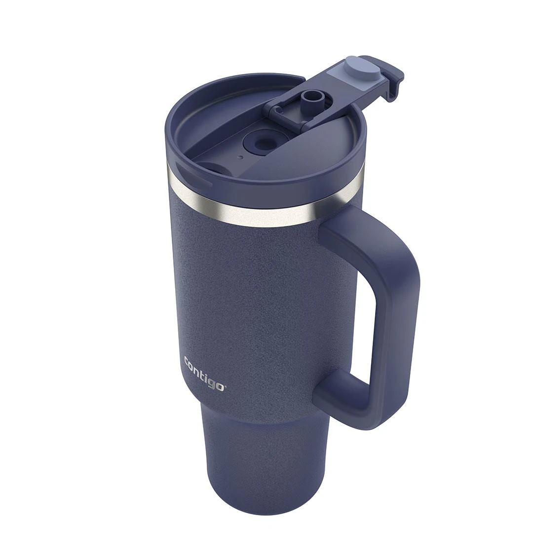 Contigo Streeterville Tumbler Pipetli Vakumlu Bardak 1200 ml 2217785 Mavi