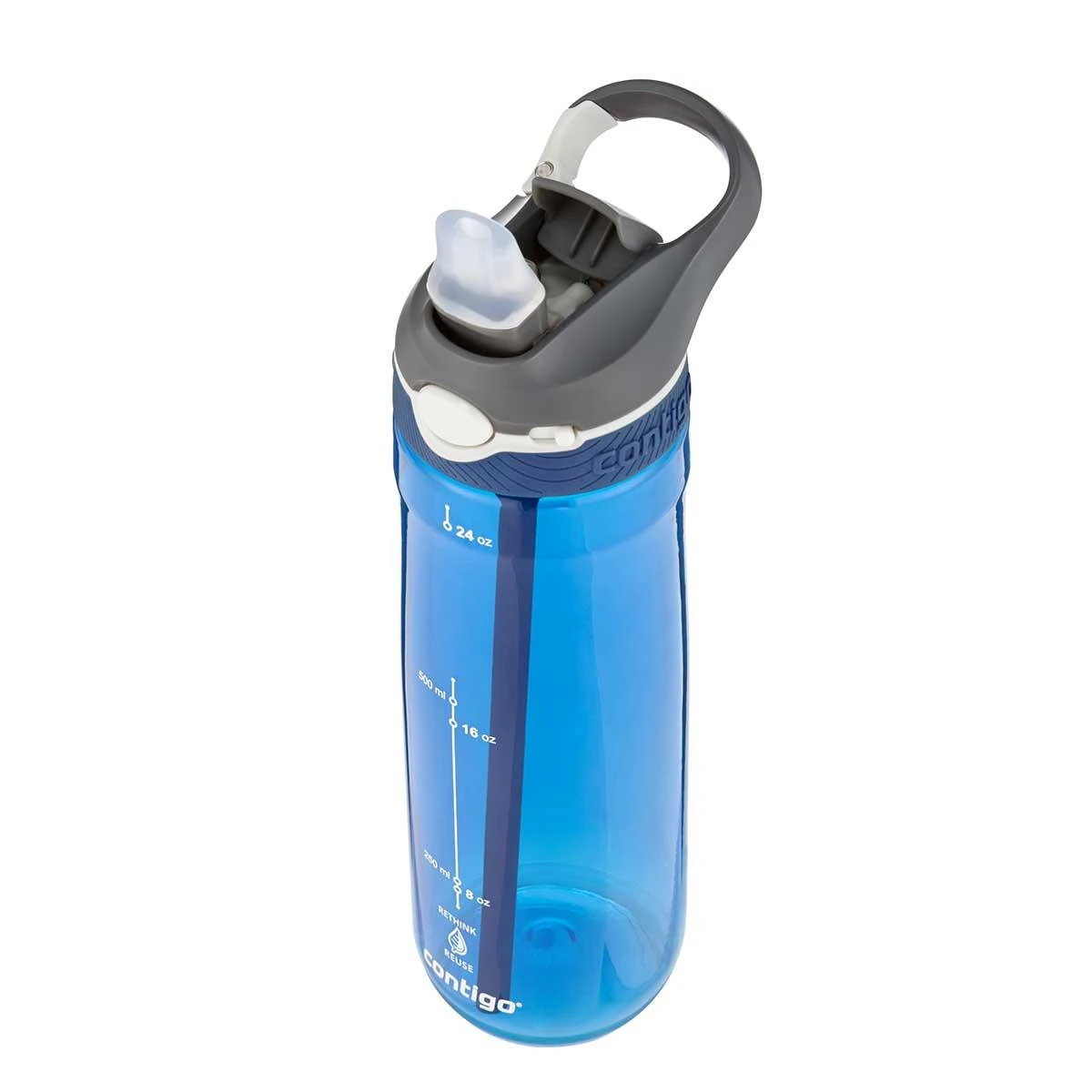 Contigo Ashland Tren Tek El Bas İç Kapaklı Su Matarası 720ml 2191379 Mavi
