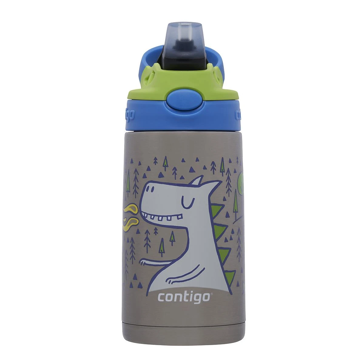 Contigo Gizmo Dragon Çelik Çocuk Suluğu 380ML 2178082 Mavi