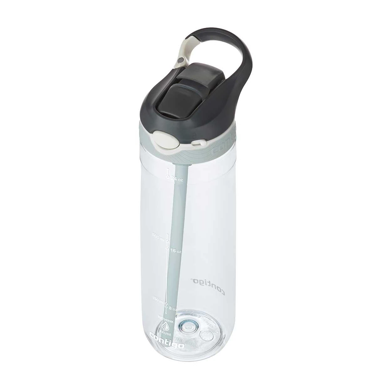 Contigo Ashland Tren Tek El Bas İç Kapaklı Su Matarası 720ml 2191384 Şeffaf