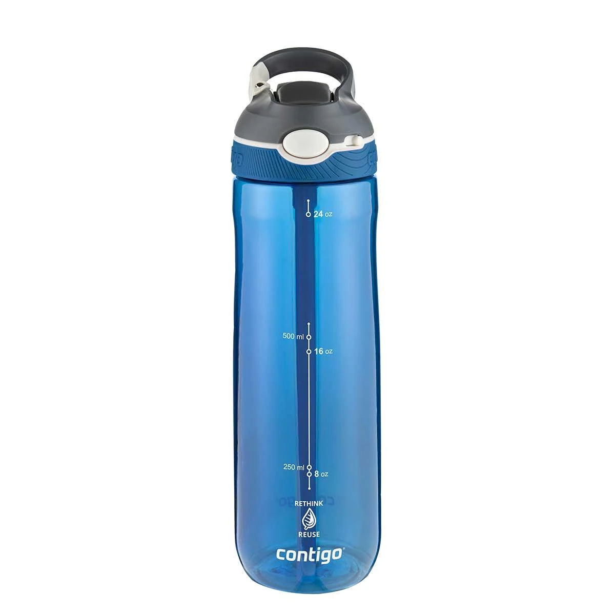 Contigo Ashland Tren Tek El Bas İç Kapaklı Su Matarası 720ml 2191379 Mavi