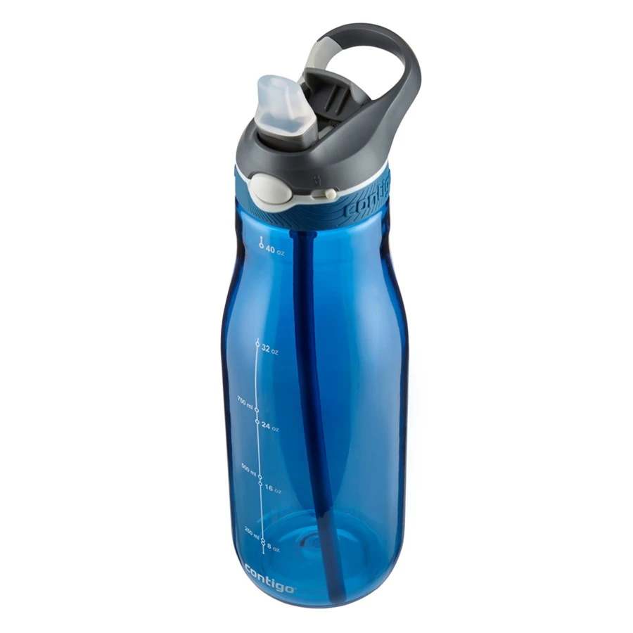 Contigo Ashland Tek El Bas İç Kilitli Su Matarası 1200ml 2094638 Mavi