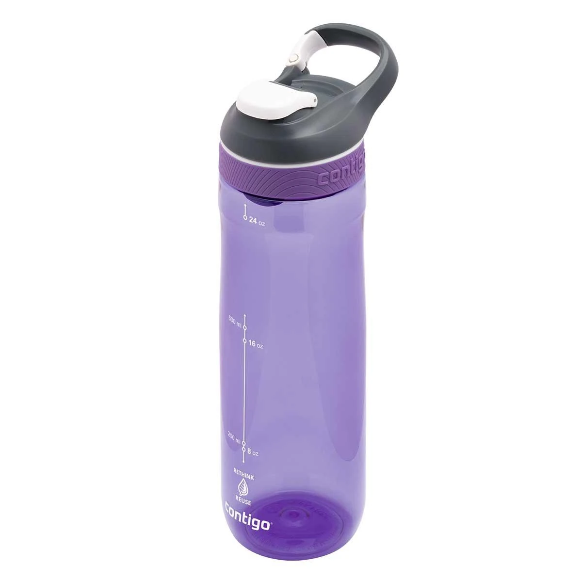 Contigo Cortland Tren Tek El Bas İç Kapaklı Su Matarası 720ml 2191389 Mor