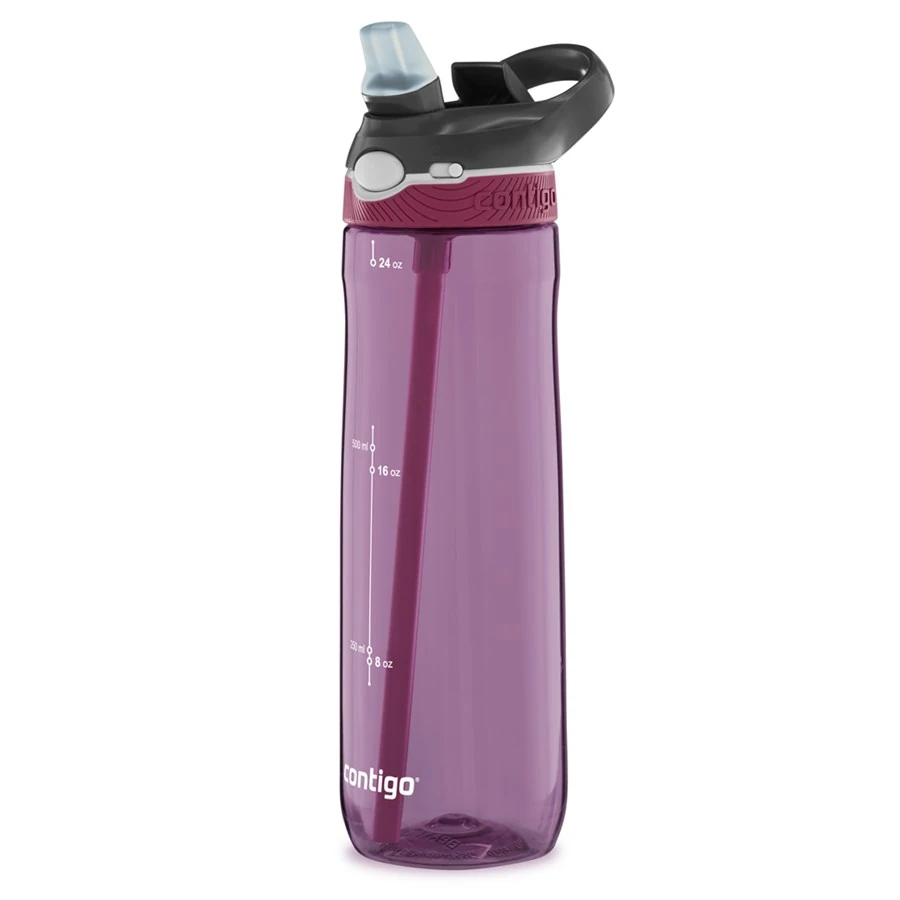Contigo Ashland Tek El Bas İç Kilitli Su Matarası 720ml 2106518 Mor
