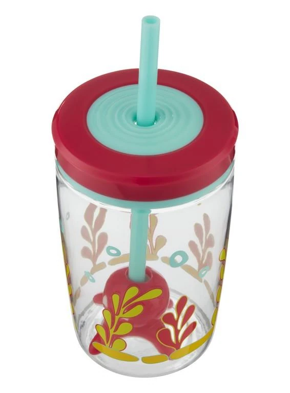 Contigo Floating Yüzen Ahtapot 420 ml Çocuk Suluk 1000-0773 Pembe