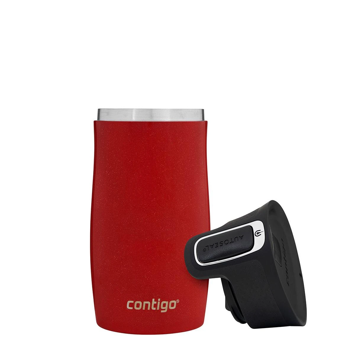 Contigo Westloop Mini Vakumlu Termos Matara Tek El Bas İç 300ml 2203554 Kırmızı