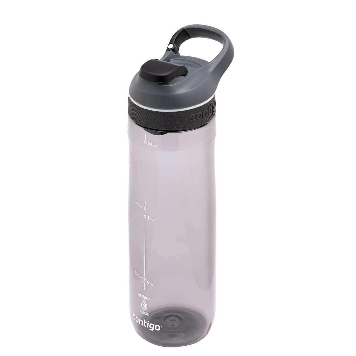 Contigo Cortland Tren Tek El Bas İç Kapaklı Su Matarası 720ml 2191388 Gri