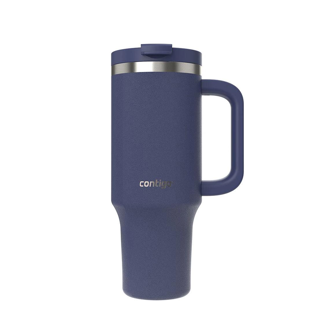 Contigo Streeterville Tumbler Pipetli Vakumlu Bardak 1200 ml 2217785 Mavi