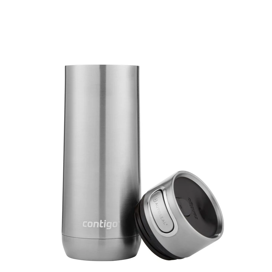 Contigo Luxe Vakumlu Termos Matara Tek El Bas İç 470ml 2115522 Gri