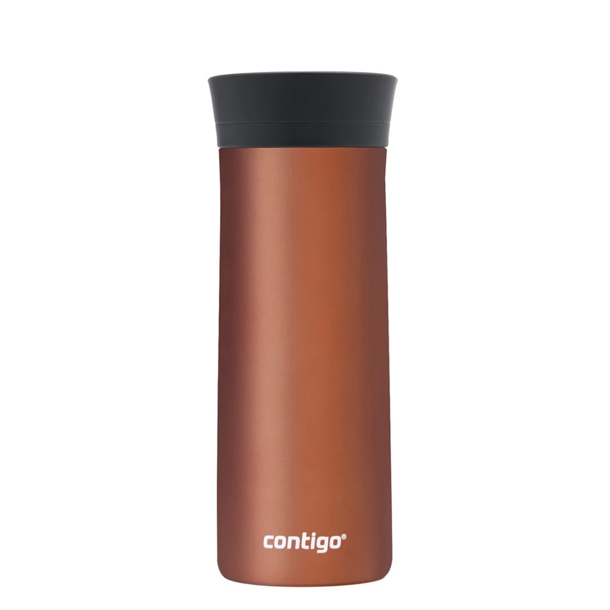 Contigo Pinnacle Vakumlu Termos Matara Tek El Bas İç 420ml 8095411 Kahverengi