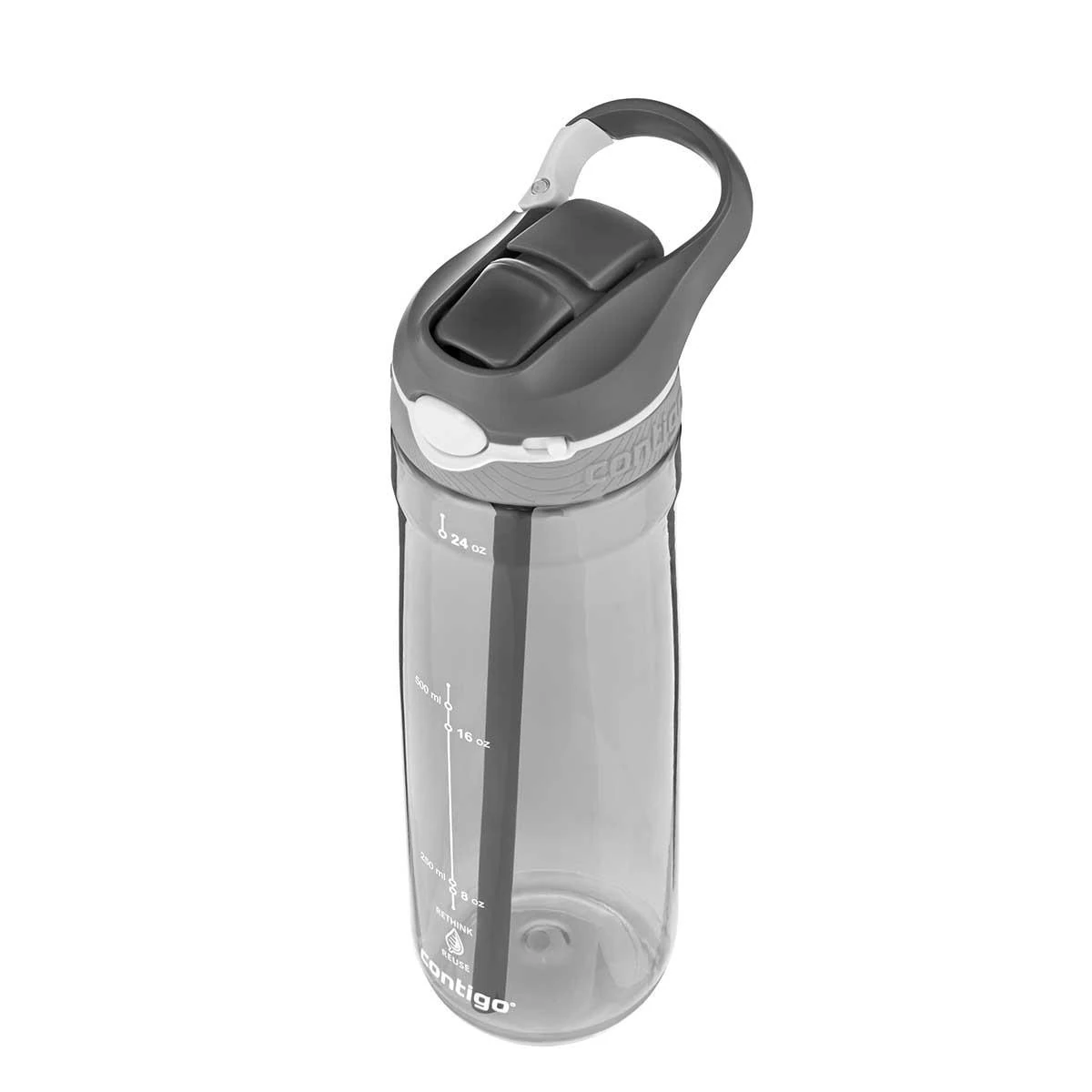 Contigo Ashland Tren Tek El Bas İç Kapaklı Su Matarası 720ml 2191378 Gri