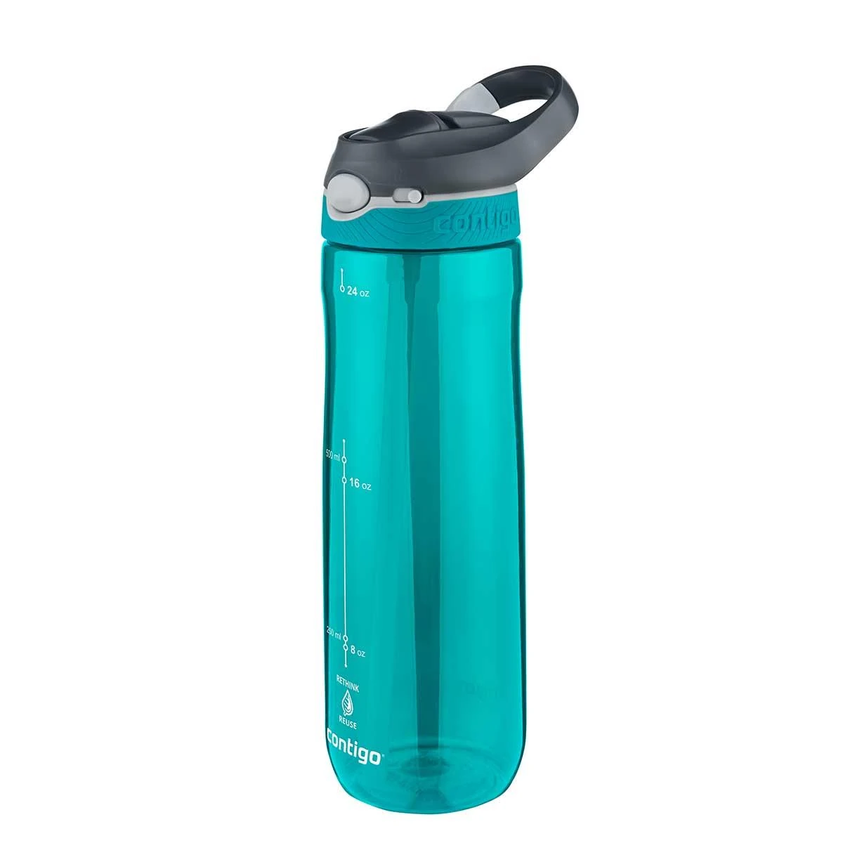 Contigo Ashland Tren Tek El Bas İç Kapaklı Su Matarası 720ml 2191381 Turkuaz