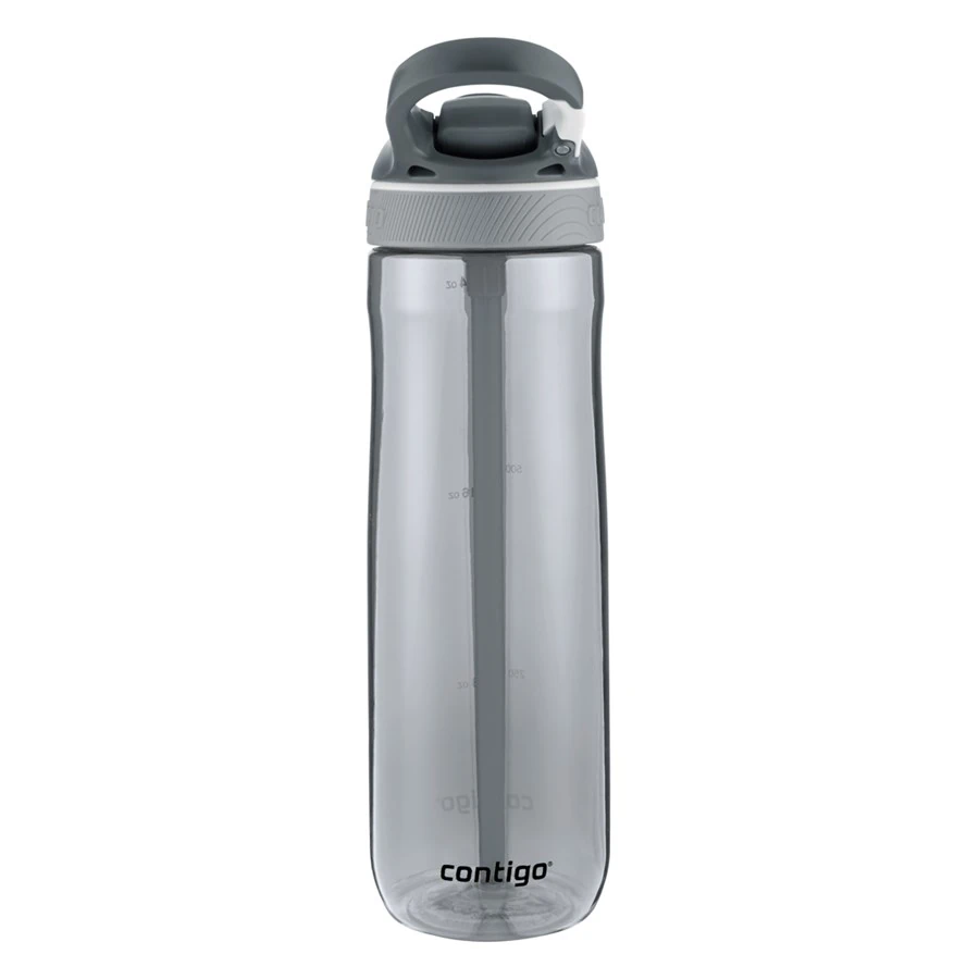 Contigo Ashland Tek El Bas İç Kilitli Su Matarası 720ml 2094640 Gri