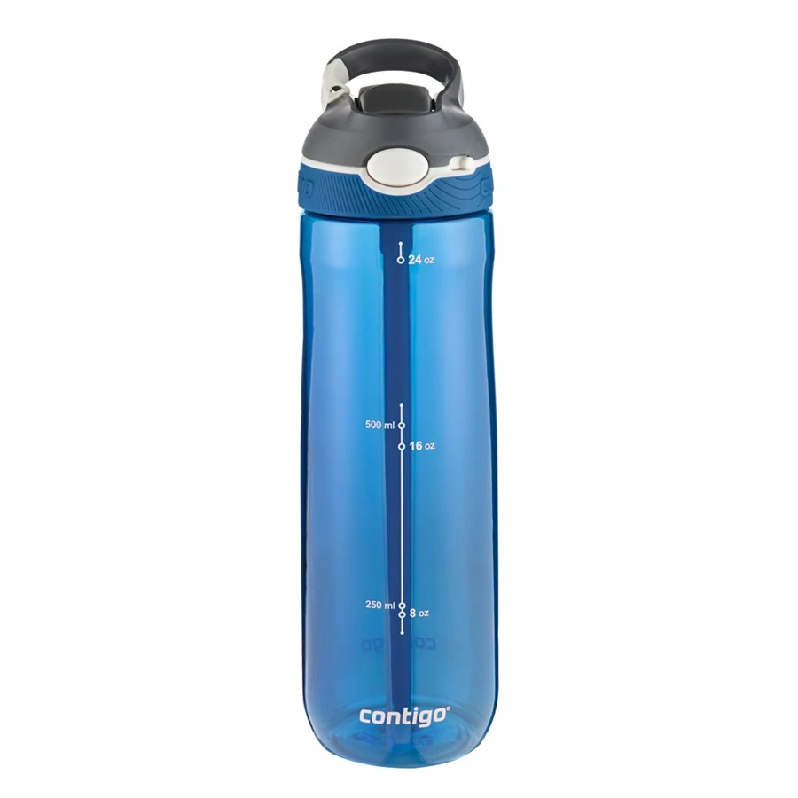 Contigo Ashland Tek El Bas İç Kilitli Su Matarası 720ml 2094636 Mavi