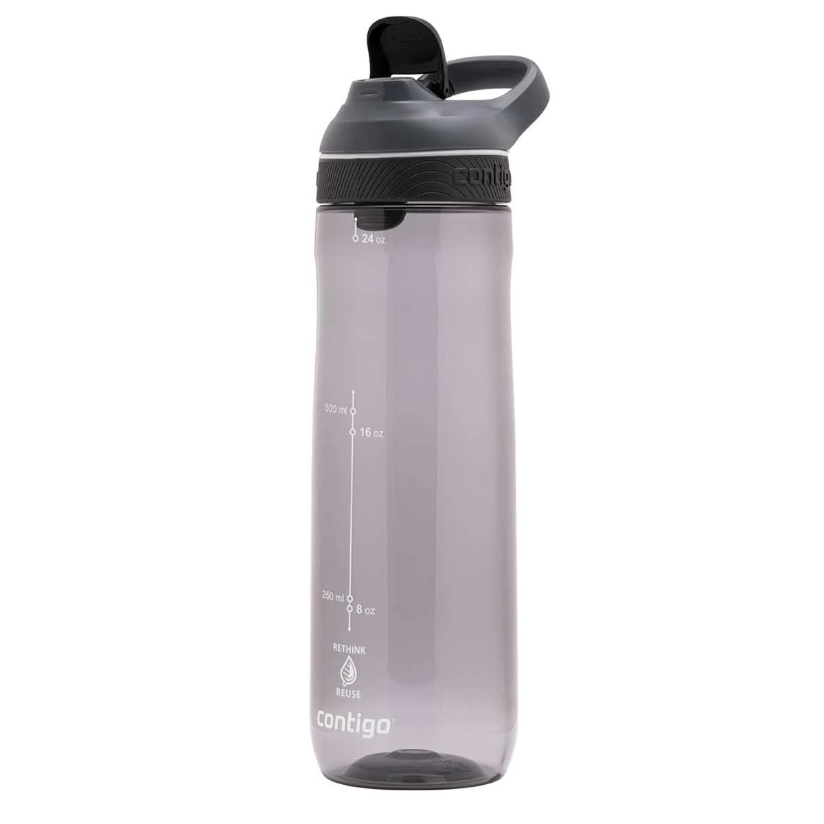 Contigo Cortland Tren Tek El Bas İç Kapaklı Su Matarası 720ml 2191388 Gri