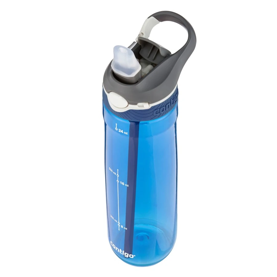 Contigo Ashland Tek El Bas İç Kilitli Su Matarası 720ml 2094636 Mavi