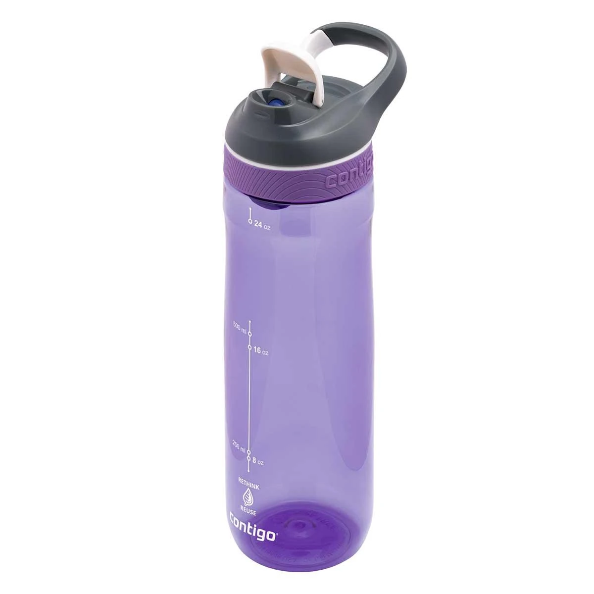 Contigo Cortland Tren Tek El Bas İç Kapaklı Su Matarası 720ml 2191389 Mor