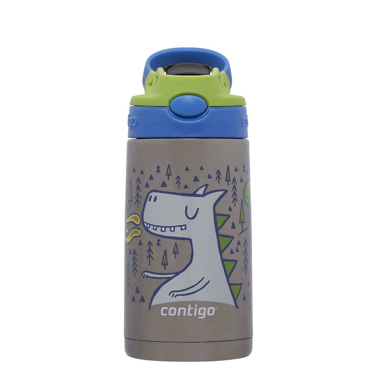 Contigo Gizmo Dragon Çelik Çocuk Suluğu 380ML 2178082 Mavi
