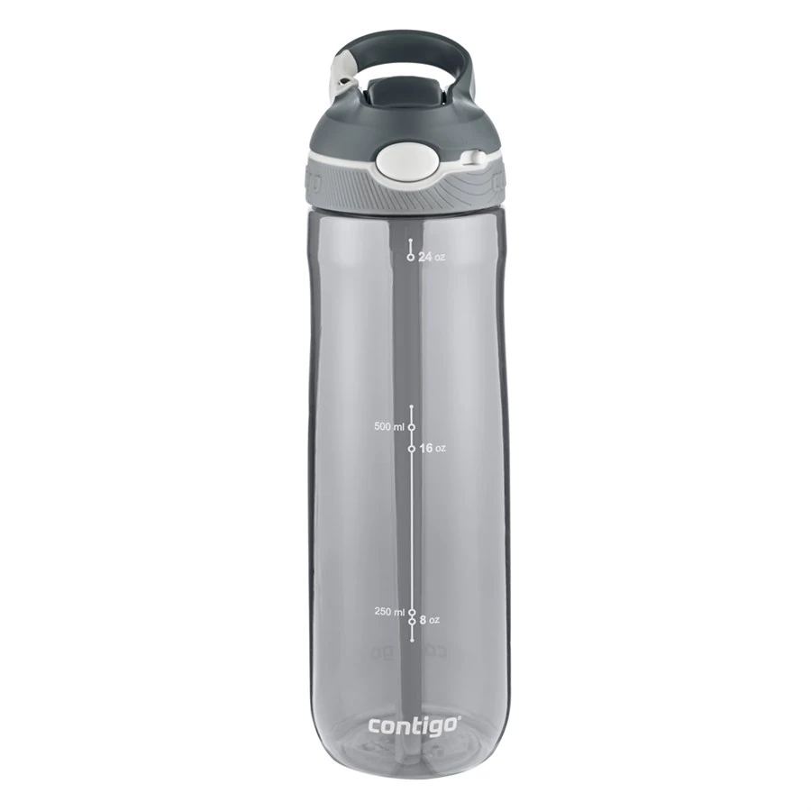 Contigo Ashland Tek El Bas İç Kilitli Su Matarası 720ml 2094640 Gri