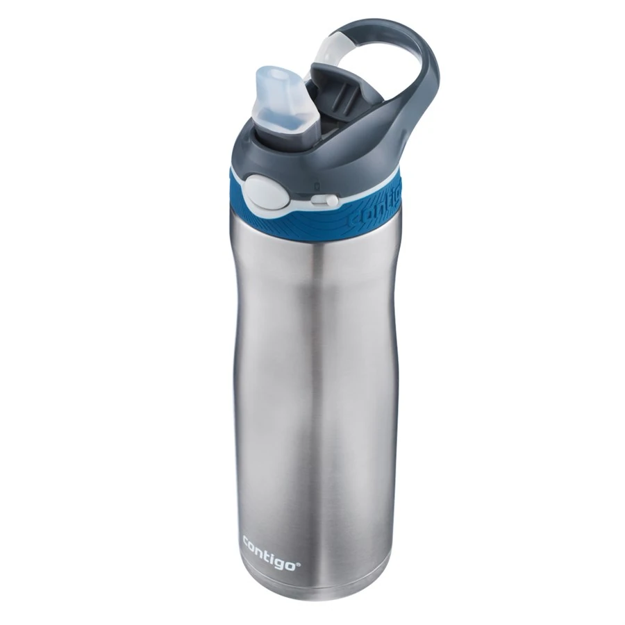 Contigo Ashland Chill Çelik Su Matarası Tek El Bas İç 720ml 2094941 Gri