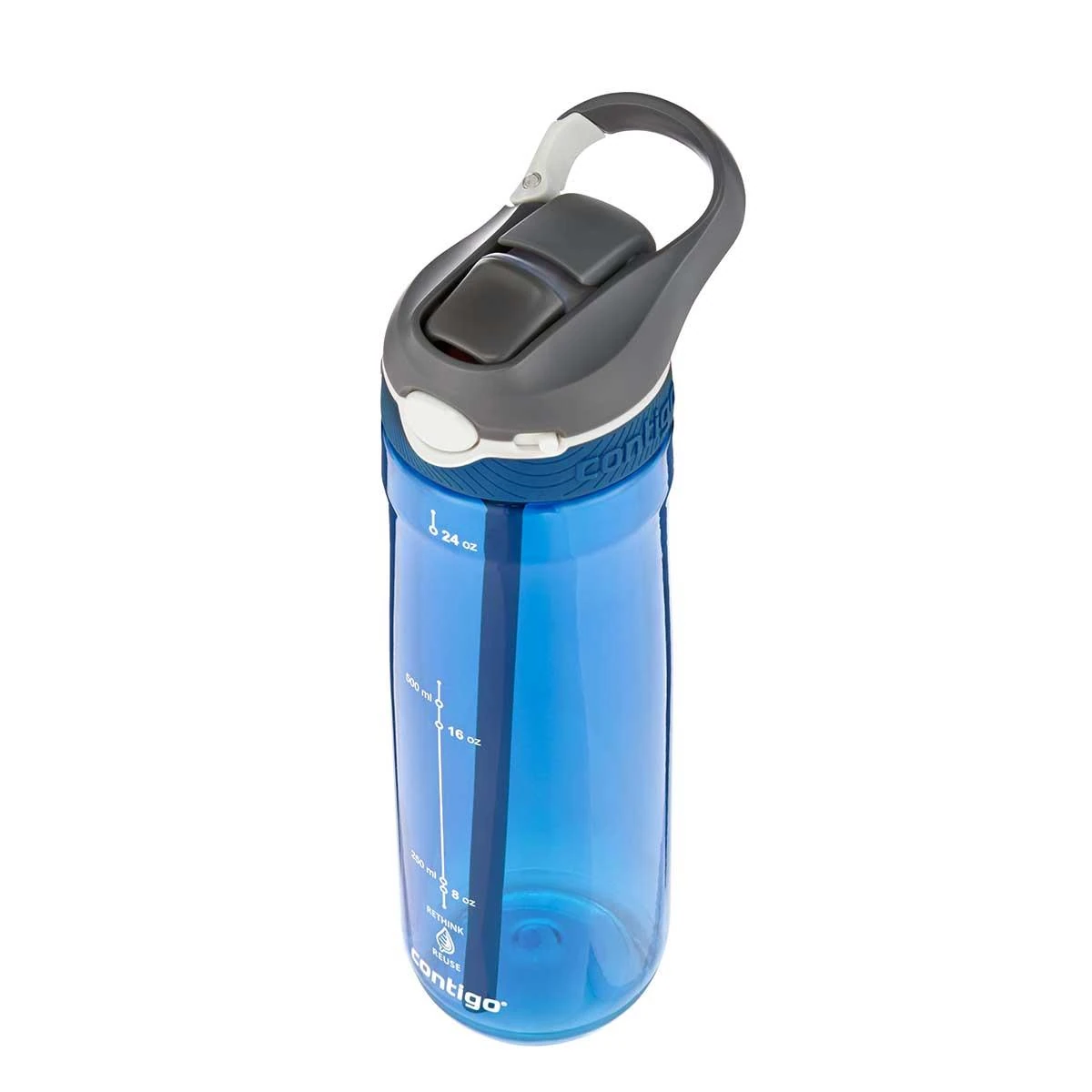 Contigo Ashland Tren Tek El Bas İç Kapaklı Su Matarası 720ml 2191379 Mavi