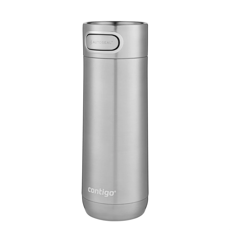 Contigo Luxe Vakumlu Termos Matara Tek El Bas İç 470ml 2115522 Gri