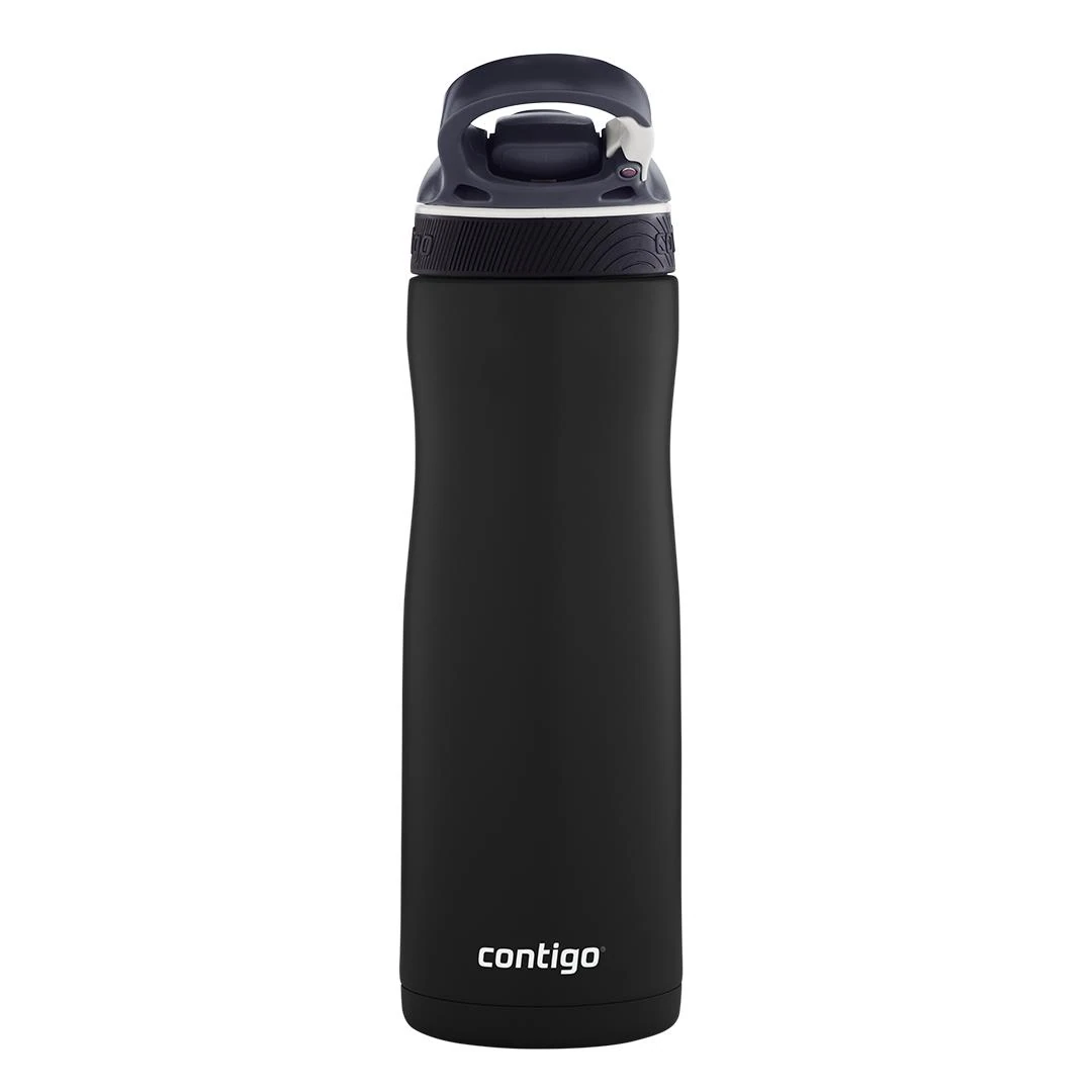 Contigo Ashland Tek El Bas İç Kilitli Su Matarası 590ml 2136778 Siyah