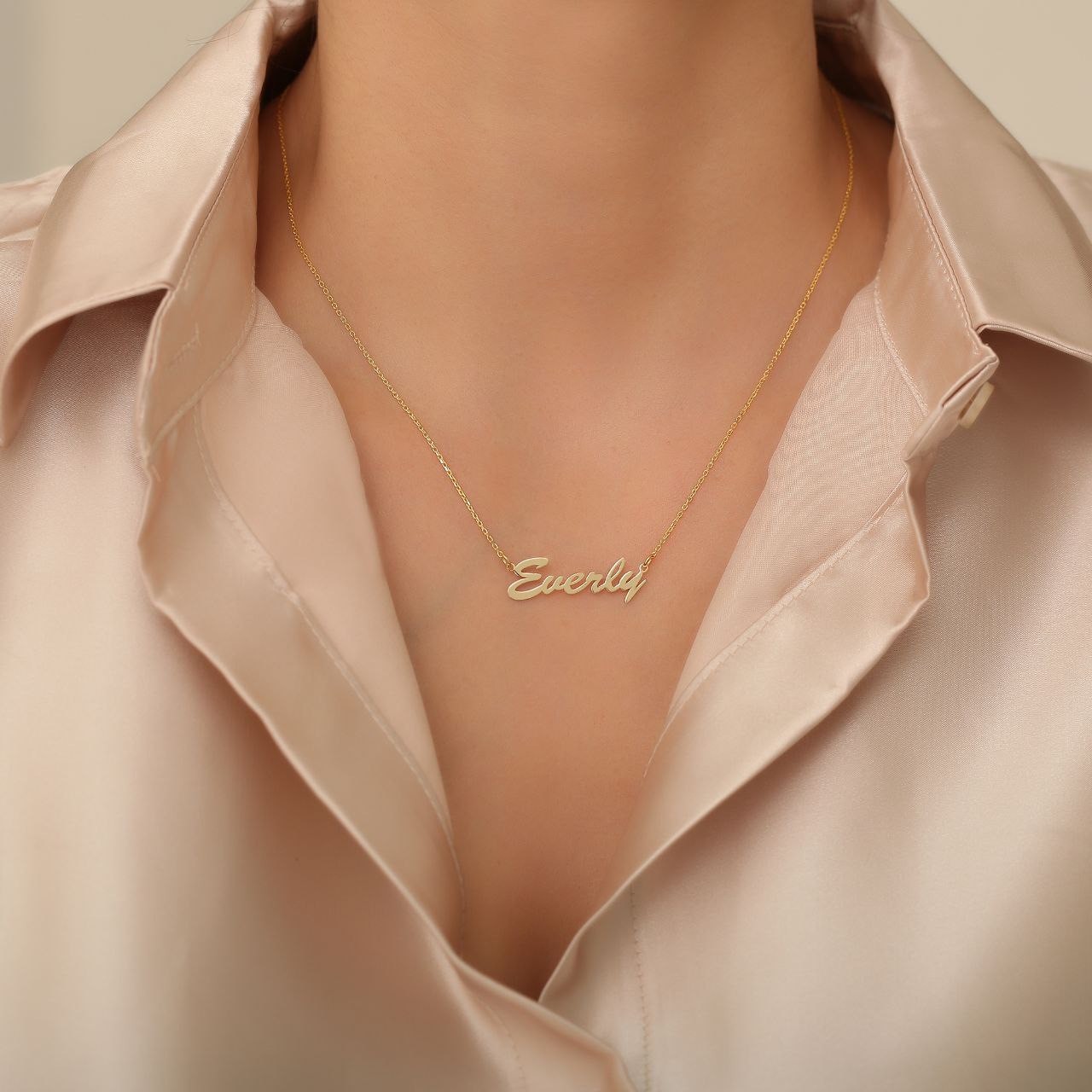 Gümüş Everly Kolye