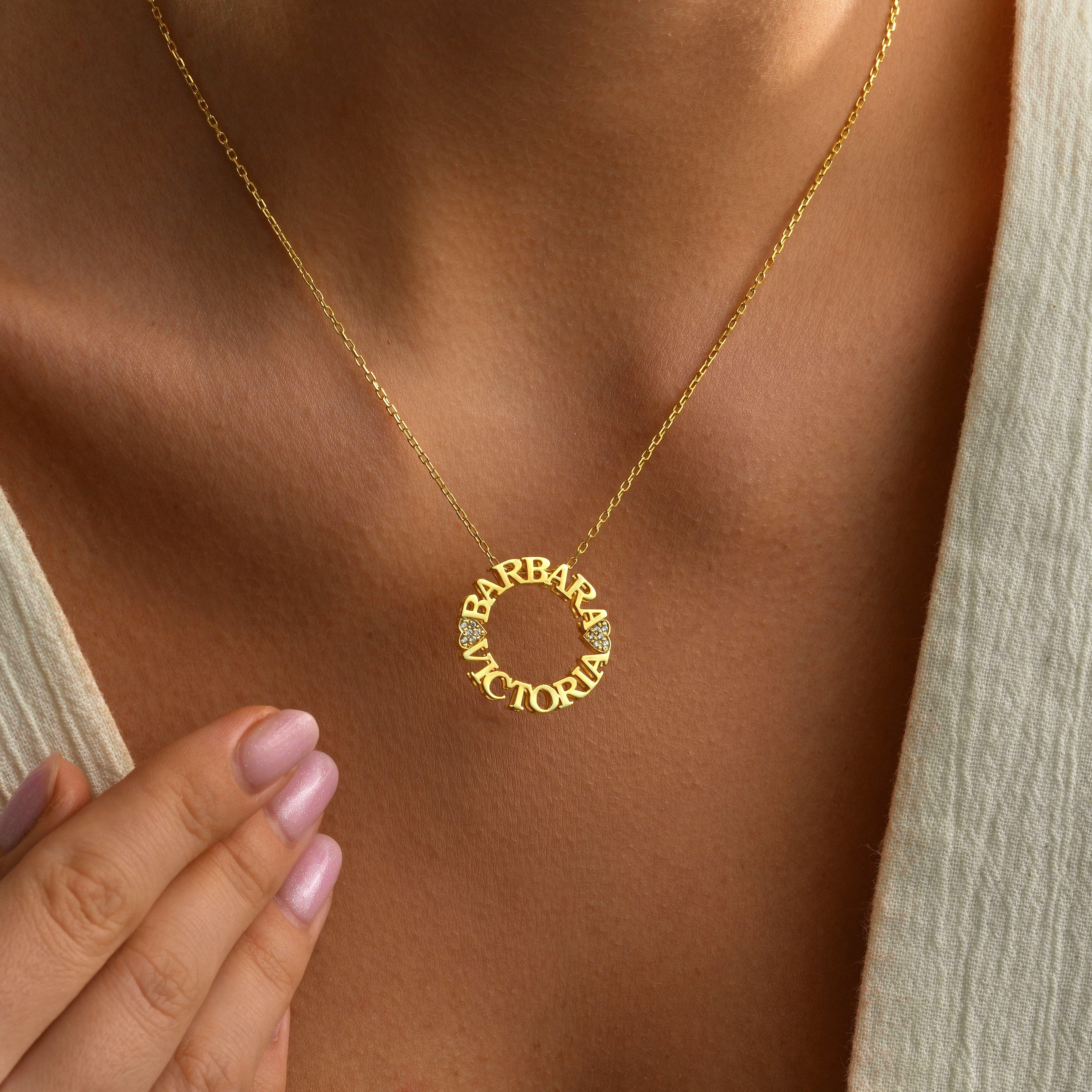 925 Ayar Gümüş İsimli Kolye