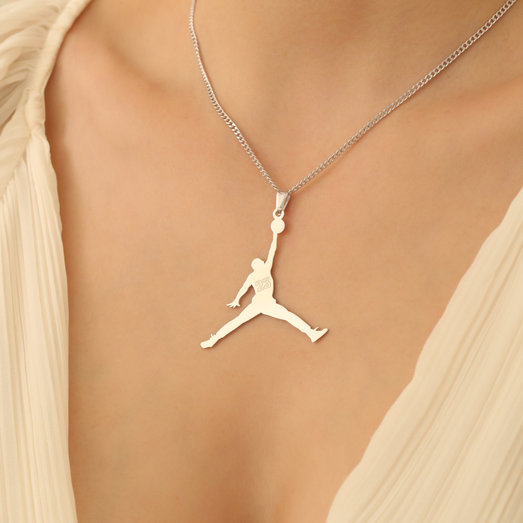 925 Ayar Gümüş Jordan Kolye