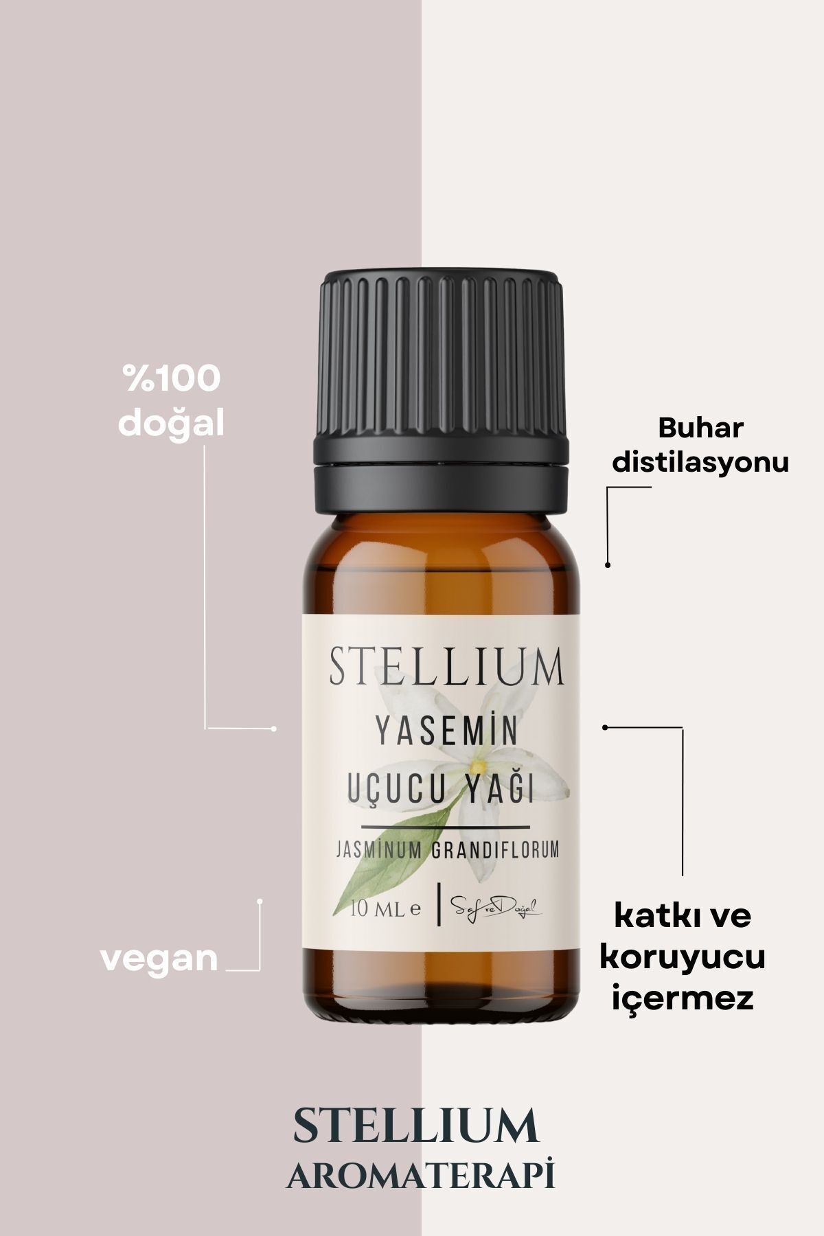 Yasemin Uçucu Yağı- %100 Saf ve Doğal-Yasemin Çiçeği Yağı