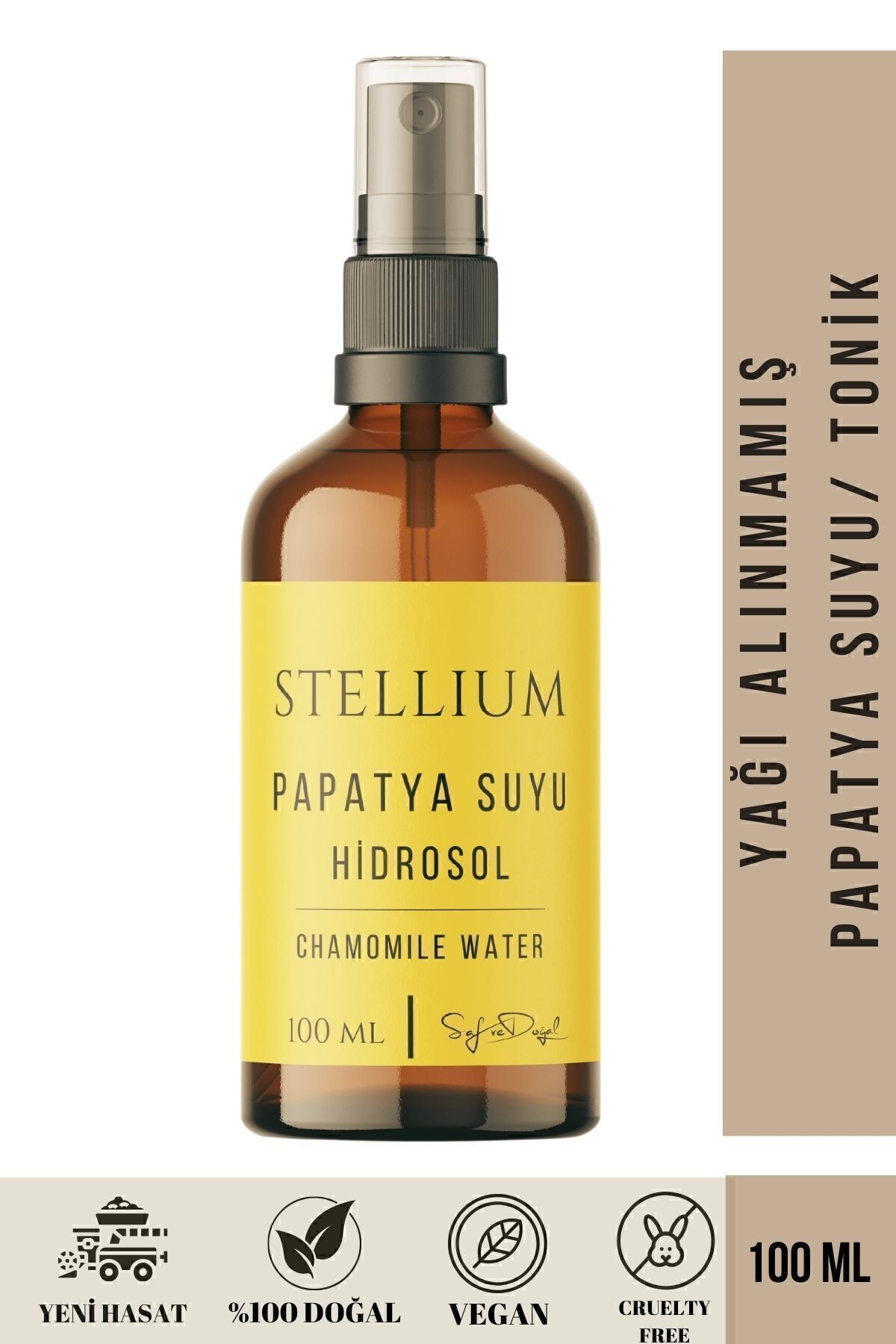 Papatya Suyu Hidrosol (%100 Doğal-Yağı Alınmamış)-100 Ml