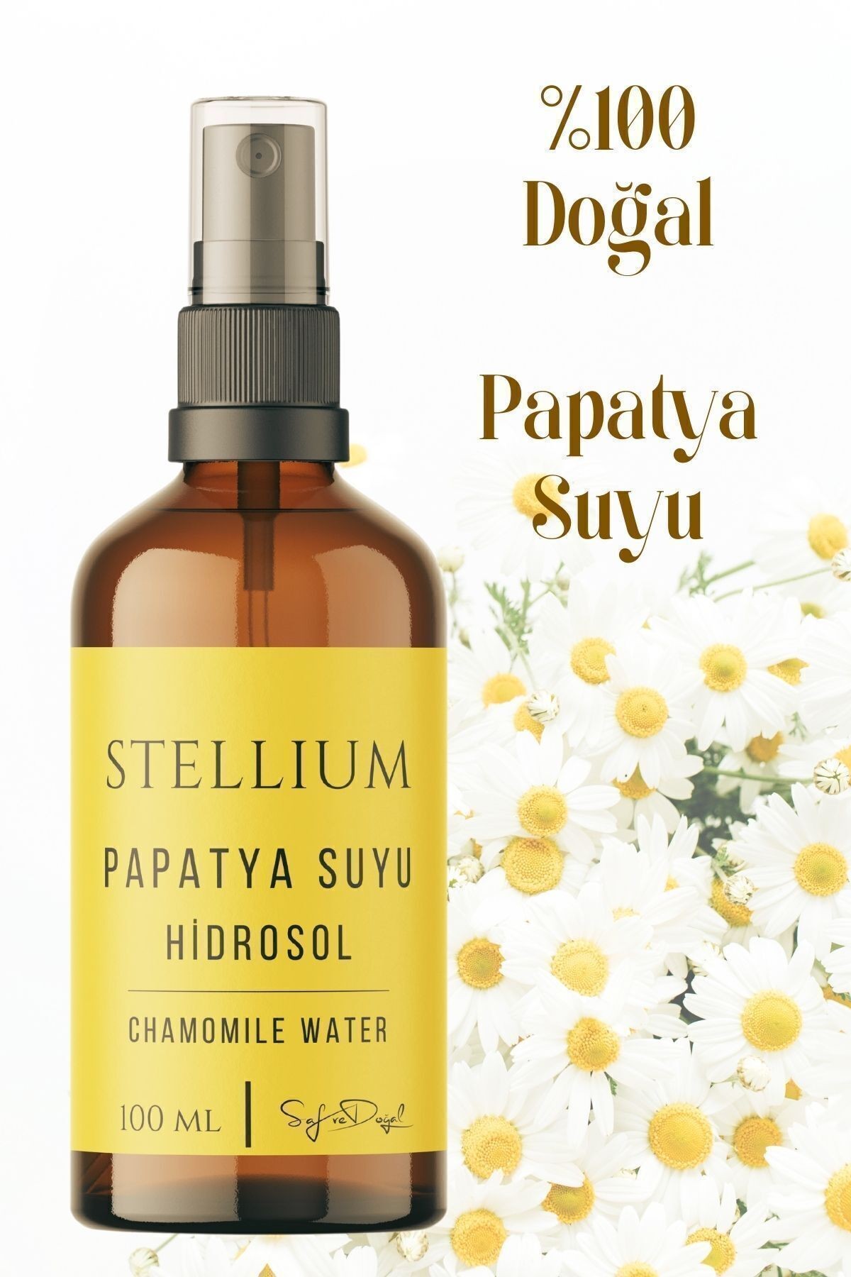Favori Hidrosoller Seti - (SAF VE DOĞAL) Gül Suyu, Biberiye Suyu, Papatya Suyu, Lavanta Suyu
