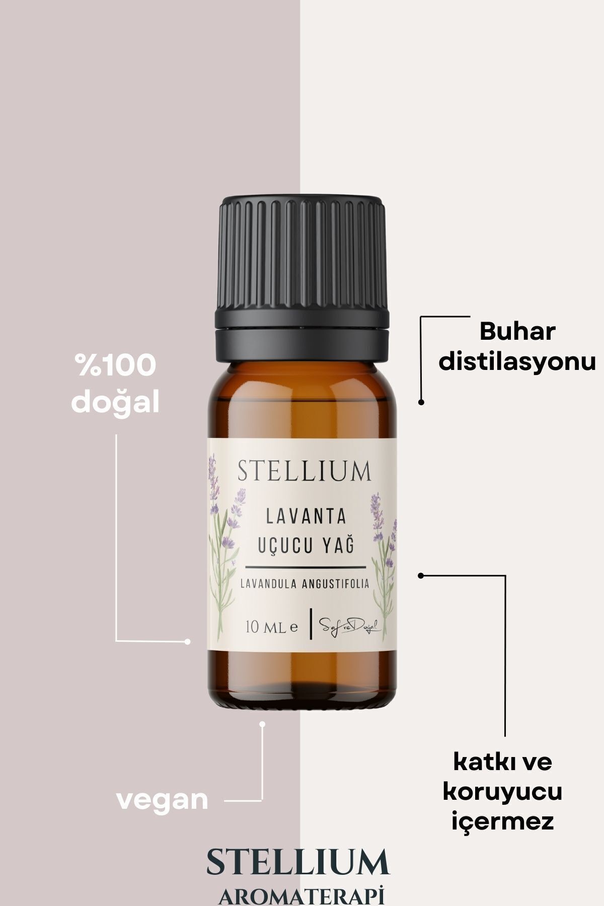 Lavanta Uçucu Yağı 10 ml (%100 DOĞAL)-lavender Essential Oil