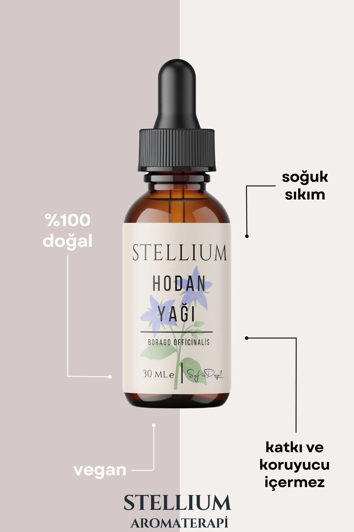 Hodan Yağı %100 Saf ve Doğal 30 Ml-Soğuk Sıkım