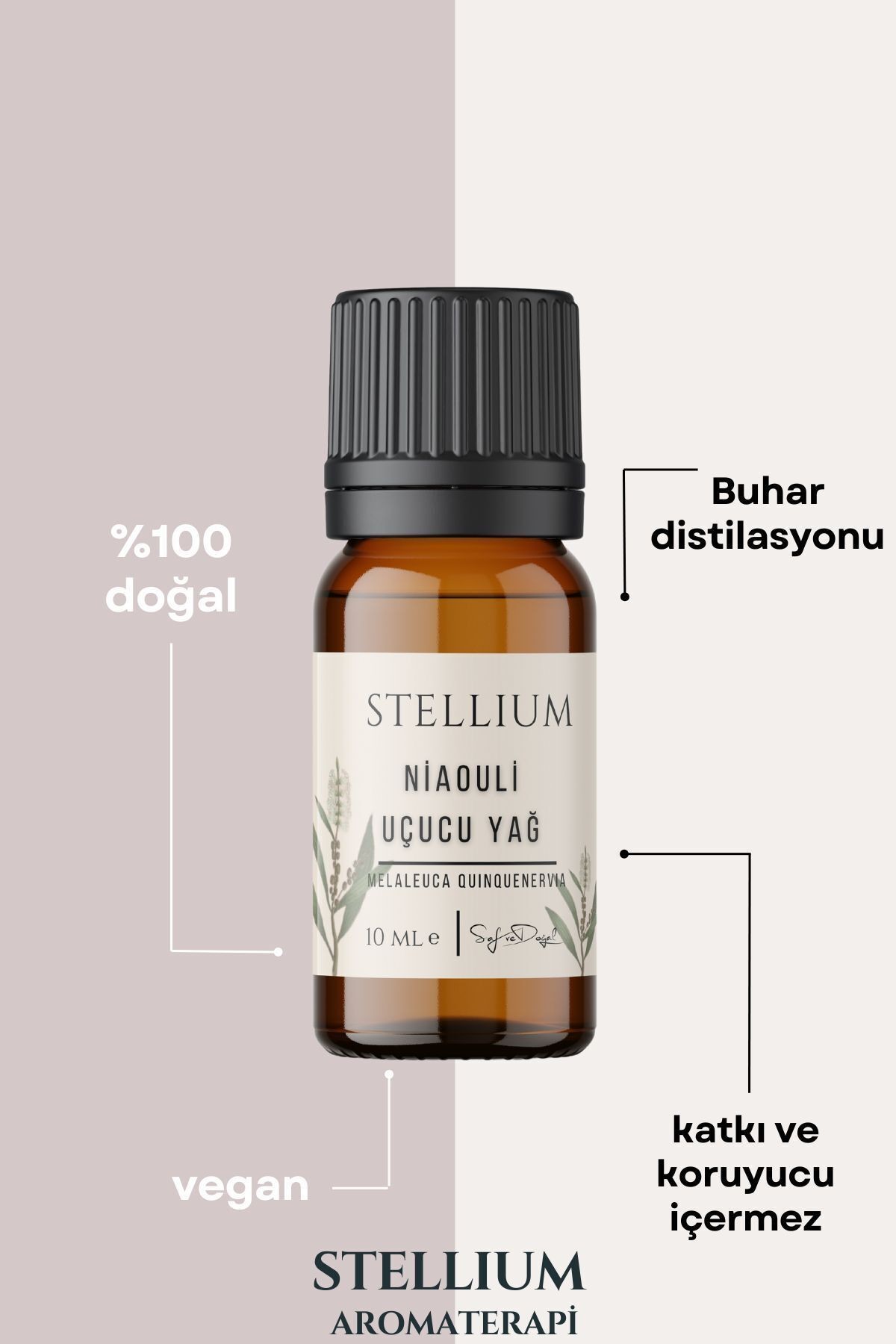 Nioli Uçucu Yağı (NİAOULİ) 10 ml (%100 DOĞAL)-niaouli Essential Oil