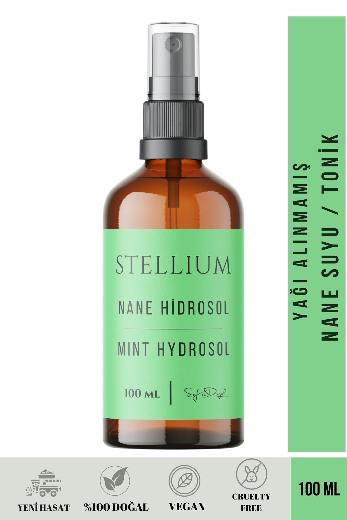 Nane Suyu Hidrosol  %100 Doğal-Yağı Alınmamış 100 ml