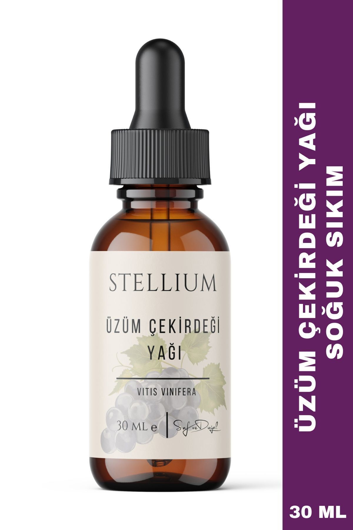 Üzüm Çekirdeği Yağı 30 ml Soğuk Sıkım (%100 DOĞAL)-Grape Seed Oil Antiage